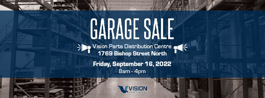 Garage Sale - September 16, 2022 - Save BIG on Heavy Truck Parts!