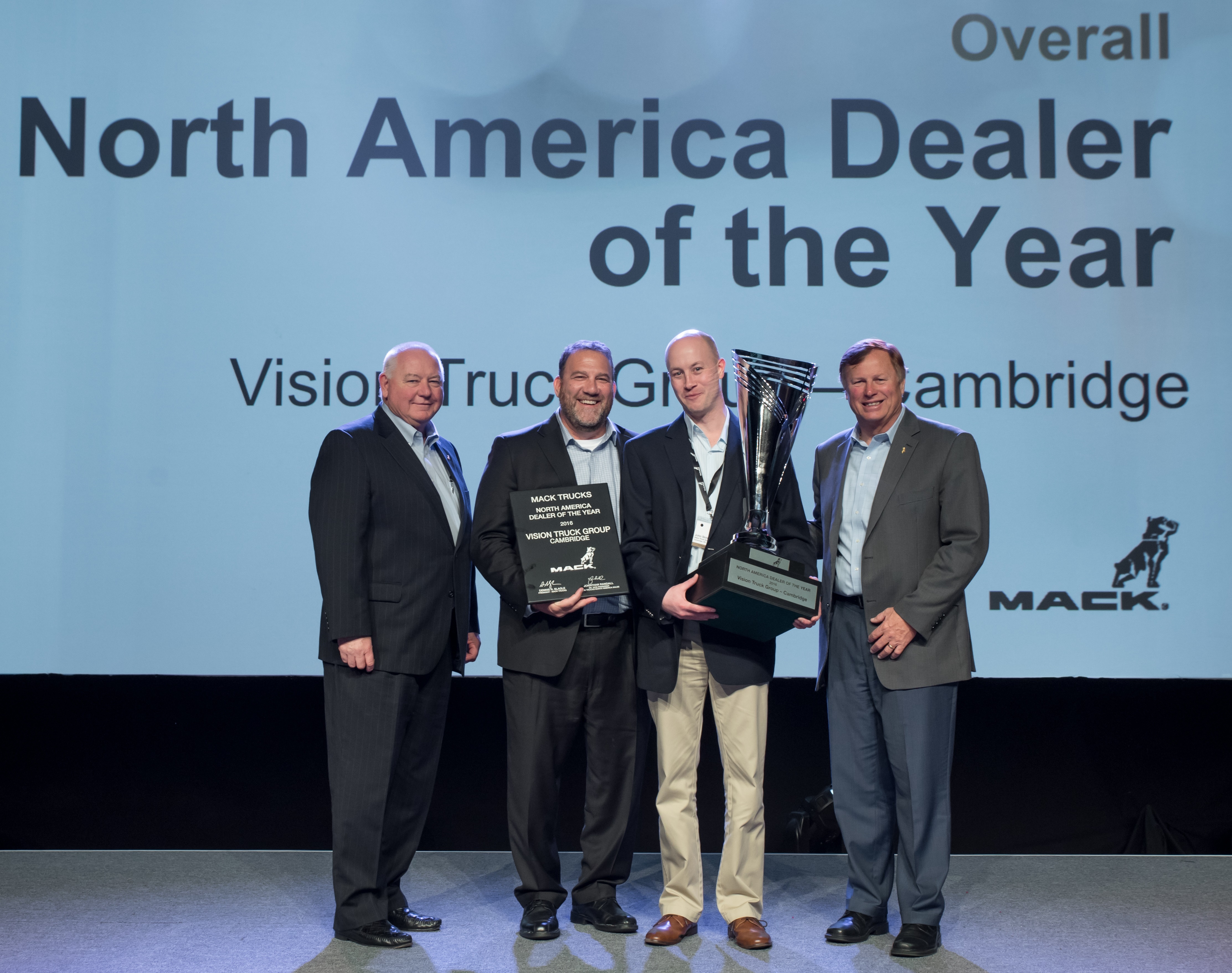 Vision Truck Group Named Macks 2016 North American Dealer of the Year